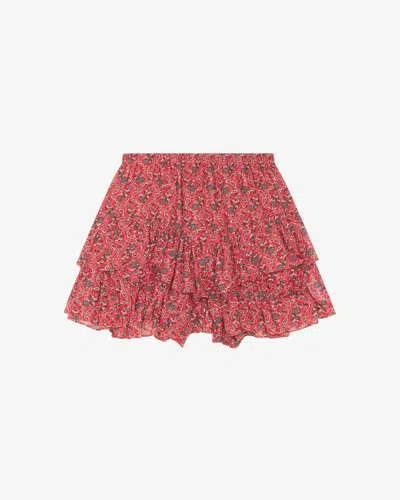 Isabel Marant Étoile Shorts Jocadia In Cranberry