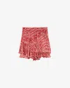 Isabel Marant Étoile Shorts Sornel In Red