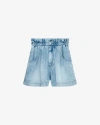 Etoile Shorts Titea Aus Denim In Blue