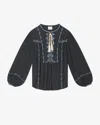 Isabel Marant Étoile Silekia Top In Black