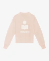 Isabel Marant Étoile Sweatshirt Moby In Pearl Rose-ecru