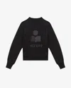 Isabel Marant Étoile Sweatshirt Moby In Schwarz