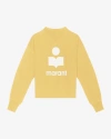 Isabel Marant Étoile Sweatshirt Moby In Sunlight-ecru