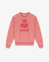 Isabel Marant Étoile Logo-print Sweatshirt In Coral