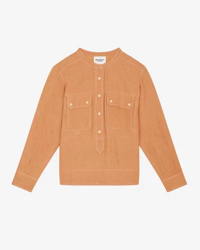 Isabel Marant Étoile Tecoyo Oberteil In Camel