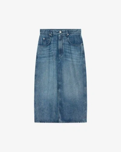 Isabel Marant Étoile Tilauria Skirt In Blue