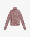 Isabel Marant Étoile Top Lou In Antik Pink-black