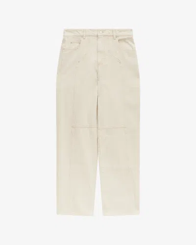 Isabel Marant Étoile Valeria Trousers In Ecru