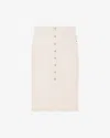 Isabel Marant Étoile Vandy Skirt In Ecru