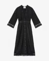 Isabel Marant Étoile Veona Long Dress In Black