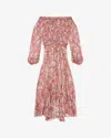Isabel Marant Étoile Volga Dress In Raspberry
