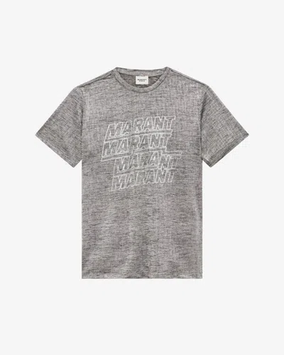 Etoile Zoeline T-shirt In Gray-silver