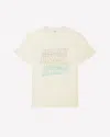 Isabel Marant Étoile Marant Etoile Ziliani Logo Cotton T Shirt In Ecru