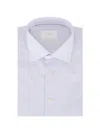 Eton 체크 패턴 셔츠 In Blue