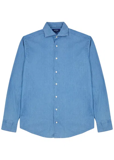 Eton Blue Chambray Shirt