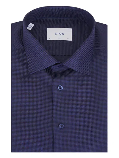 Eton Button-fastening Shirt In Purple
