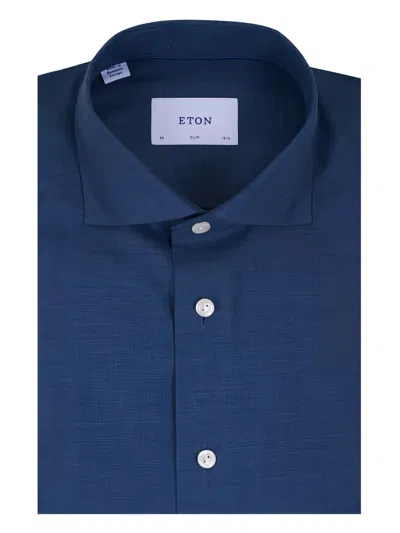 Eton Buttoned Shirt In Blue