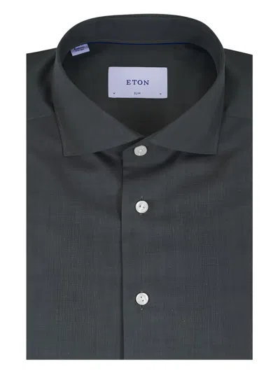 Eton Buttoned Shirt In Gray