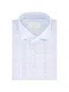 Eton Check-pattern Shirt In Blue