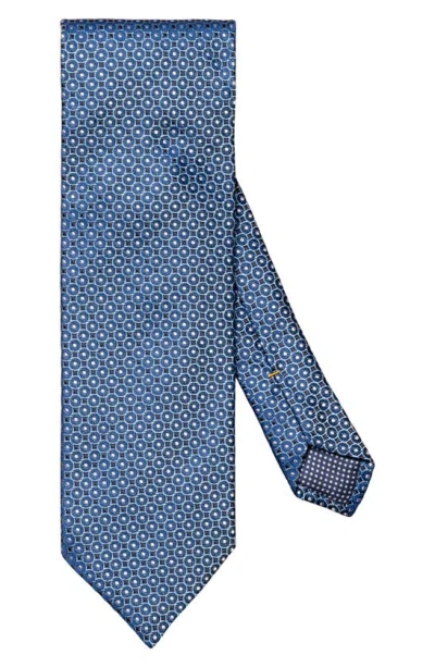 Eton Circles Silk Tie In Blue