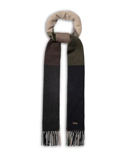Eton Color Block Cashmere Scarf In Multi