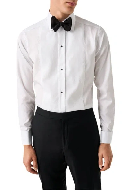 Eton Contemporary Fit Bib Tuxedo Shirt In White