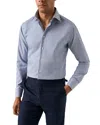 Eton Contemporary Fit Check King Twill Shirt In Blue