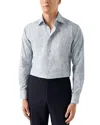 Eton Men's Contemporary Fit Cotton Printed Sport Shirt In Light Pastel Blue