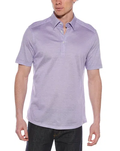 Eton Contemporary Fit Oxford Pique Shirt In Purple
