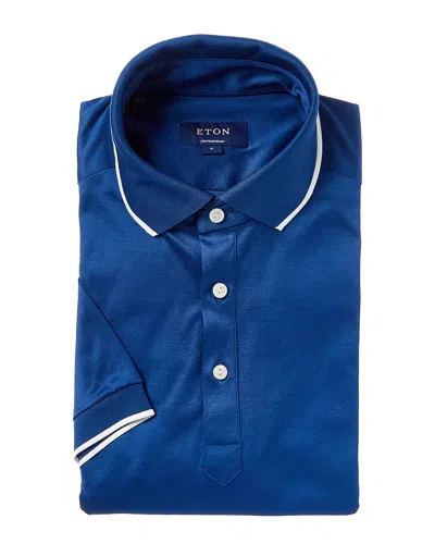 Eton Contemporary Fit Polo Shirt In Blue