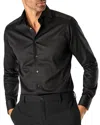 Eton Contemporary Fit Signature Twill Dress Shirt In Black