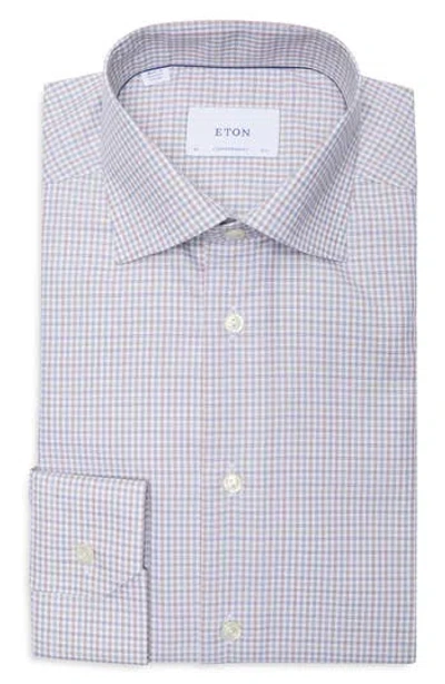 Eton Contemporary Fit Twill Dress Shirt (big) In White