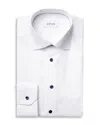 Eton Contemporary Fit Twill Dress Shirt In White
