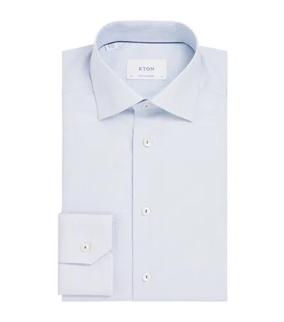 Eton Cotton-blend Contemporary-fit Shirt In Multi