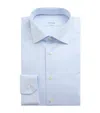 Eton Cotton-blend Signature Contemporary Fit Shirt In Bluednu