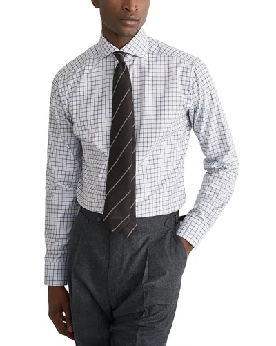 Eton Cotton Contemporary Fit Check Shirt In Blue