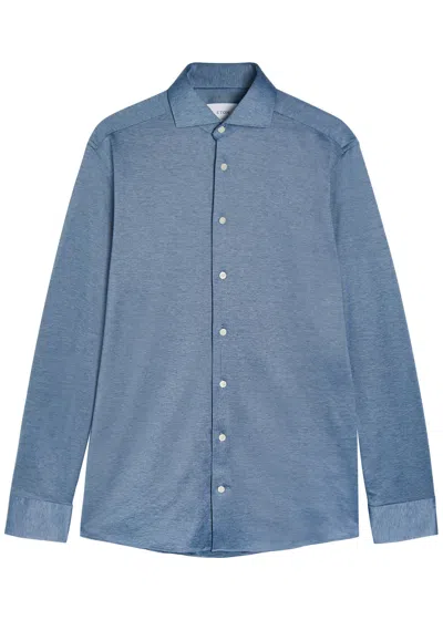 Eton Cotton Shirt In Blue