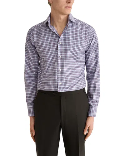 Eton Cotton Slim Fit Check Shirt In Multi
