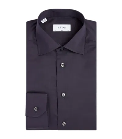 Eton Cotton Slim-fit Shirt In Navy