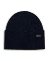 Eton Donegal Wool Blend Beanie In Blue