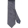 Eton Dot Jacquard Silk Tie In Blue