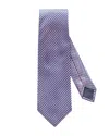Eton Dot Silk Classic Tie In Pink/blue