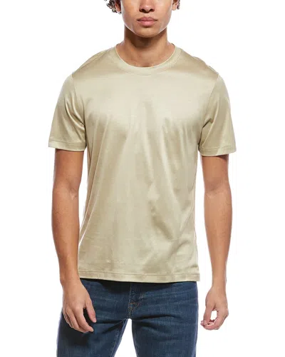 Eton Filo Di Scozia Slim Fit T-shirt In Yellow