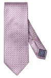 Eton Floral Geometric Silk Tie