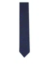 Eton Floral-pattern Tie In Blue