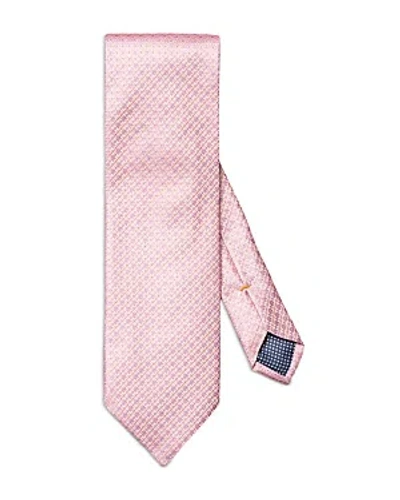 Eton Floral Silk Classic Tie In Pink