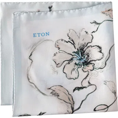 Eton Floral Silk Pocket Square
