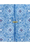 Eton Floral Silk Tie In Light Blue