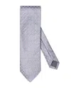 Eton Floral Silk Tie In Medium Pink