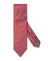 Eton Men's Floral Silk Tie In Red